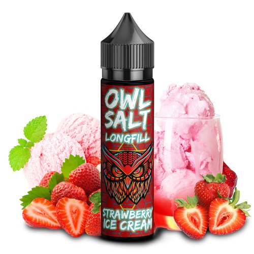 Owl salt strawberry ice - salt,