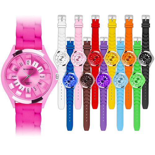 Silikon armbanduhr damen - silikon, uhr