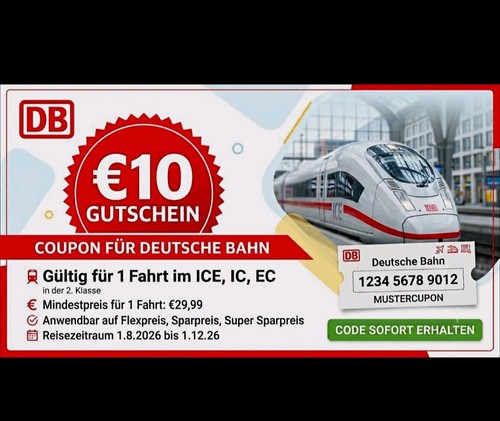 Gutschein coupon - 10€,