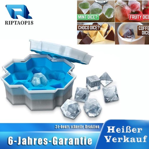 Shape dice silicone ice tray - 7,
