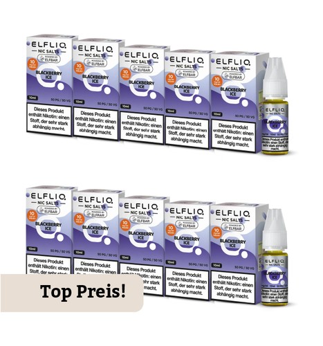 10er pack liquid nikotinsalz - pack, e-liquid