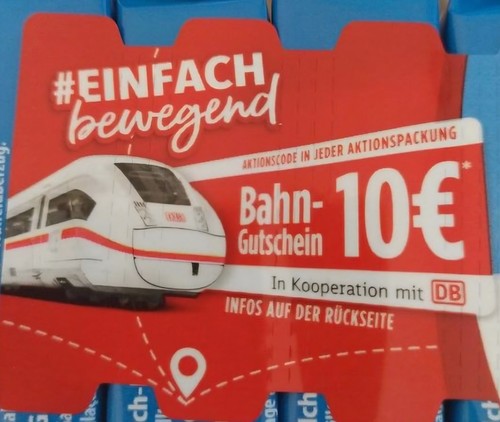 Db bahn gutschein - €,