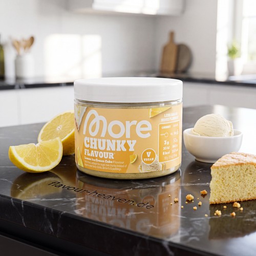 More chunky lemon ice cream - lemon,