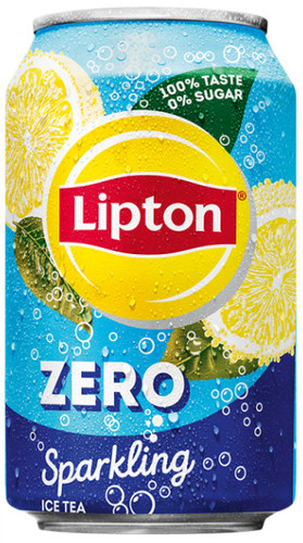 Lipton ice tea sparkling zero - ice,